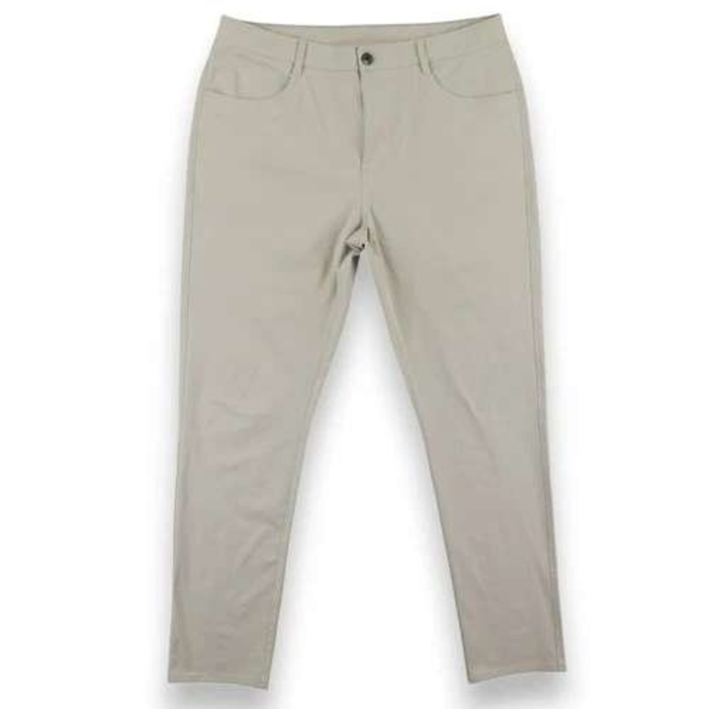 Vuori Meta Pant Pants Mens 34 Khaki Tan V430 Stretch Performance Chino Trousers